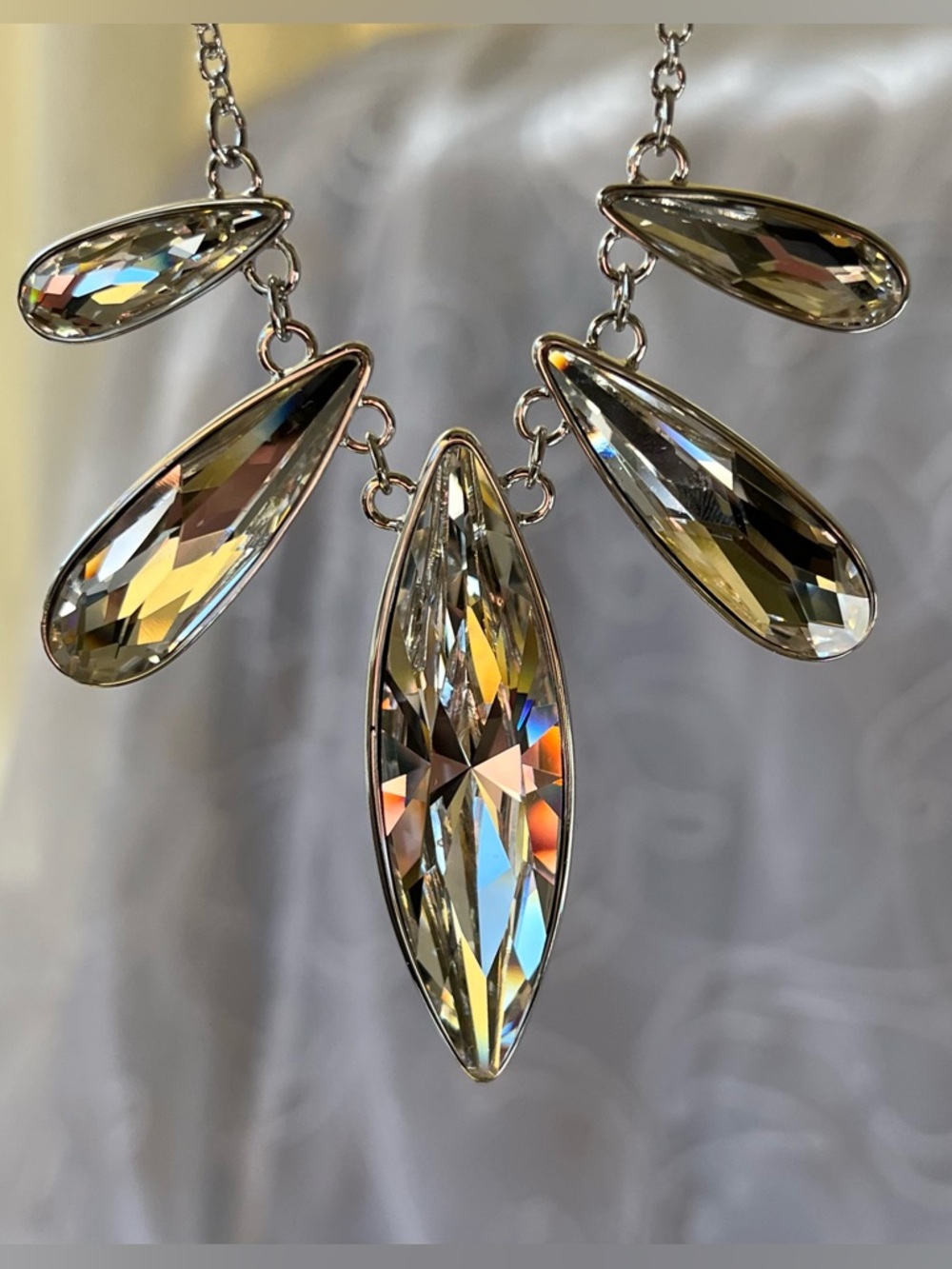 Swarovski TSC Navette Necklace BNIB $139 RT value - Picture 8 of 14